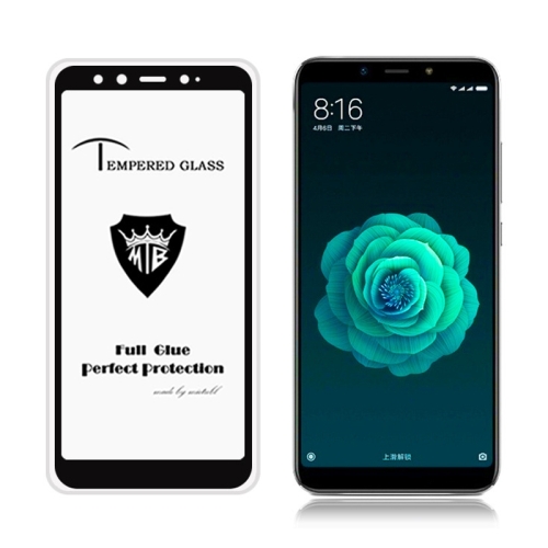 

MIETUBL Full Screen Full Glue Anti-fingerprint Tempered Glass Film for Xiaomi Mi 6X / A2 (Black)