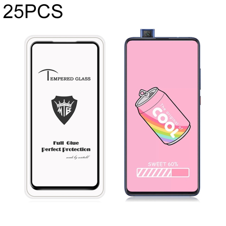 

25 PCS MIETUBL For Xiaomi 9T Anti-glare Full Screen Tempered Glass Film