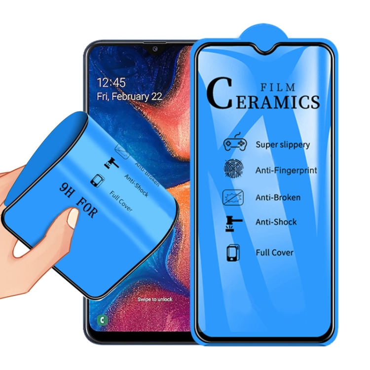 

2.5D Full Glue Full Cover Ceramics Film for Galaxy A20e