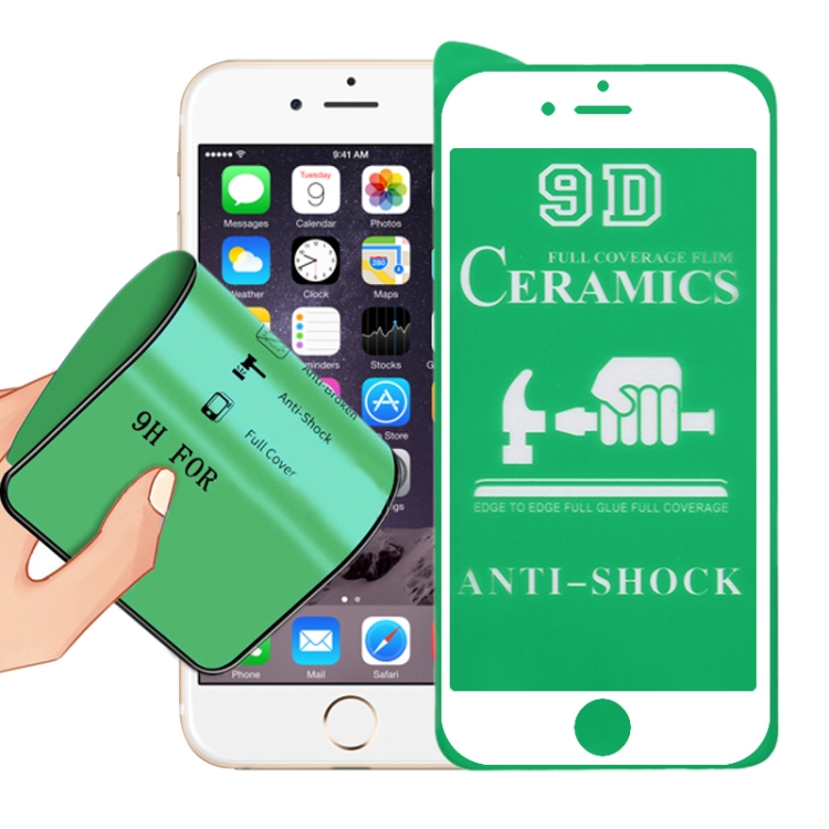 

2.5D Full Glue Full Cover Ceramics Film for iPhone 6 Plus (White)