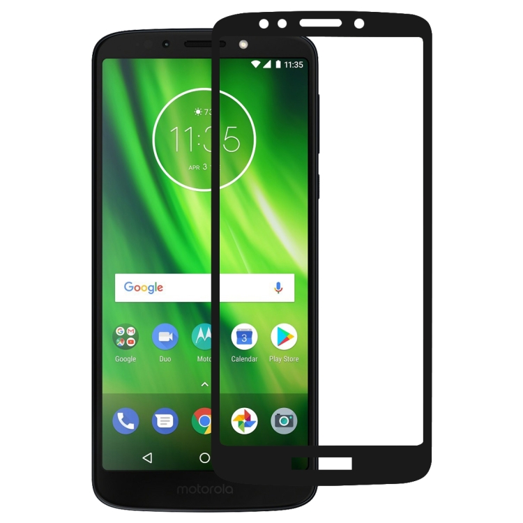 

Full Glue Full Cover Screen Protector Tempered Glass film for Motorola Moto G6 Play