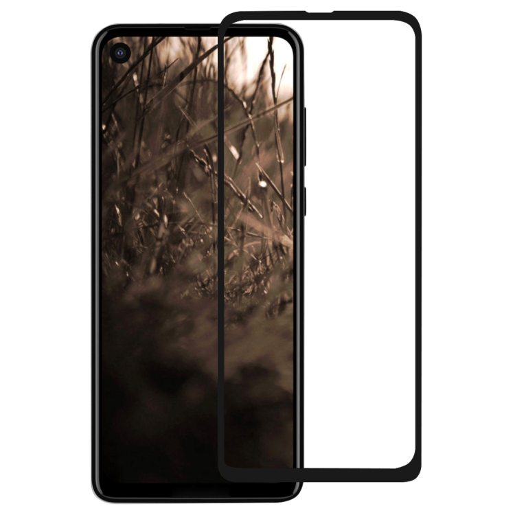 

Full Glue Full Cover Screen Protector Tempered Glass film for Motorola MOTO P40 / MOTO One