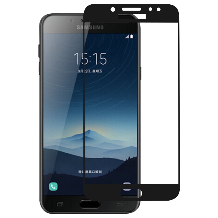 

Full Glue Full Cover Screen Protector Tempered Glass film for Galaxy C7 (2017) / J7+