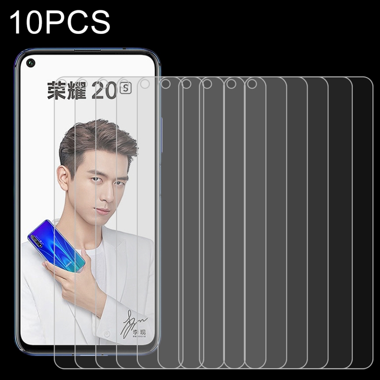 

For Huawei Honor 20s 10 PCS 0.26mm 9H 2.5D Tempered Glass Film