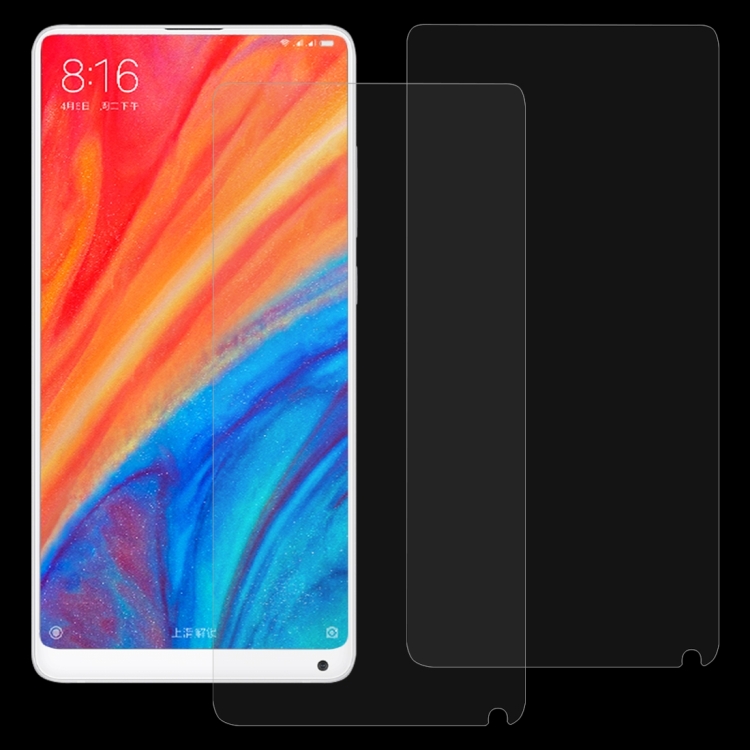 

2 PCS for Xiaomi Mi Mix 2s 0.26mm 9H Surface Hardness 2.5D Explosion-proof Tempered Glass Screen Film