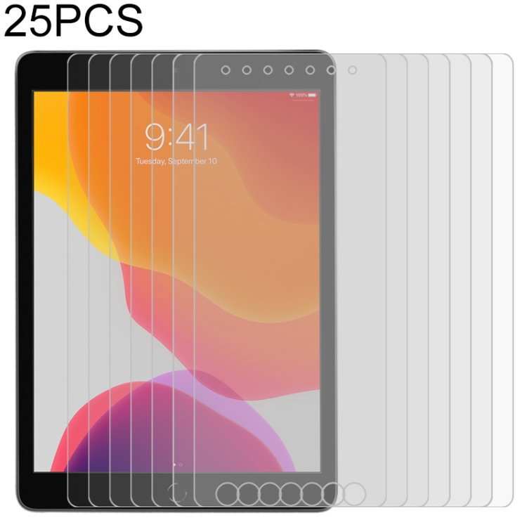 

25 PCS For iPad 10.2 inch Full Screen HD Screen Protector