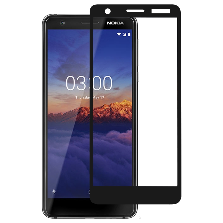

Full Glue Full Cover Screen Protector Tempered Glass film for Nokia 3.1