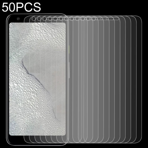 

50 PCS 0.26mm 9H 2.5D Tempered Glass Film for Google Pixel 3 Lite