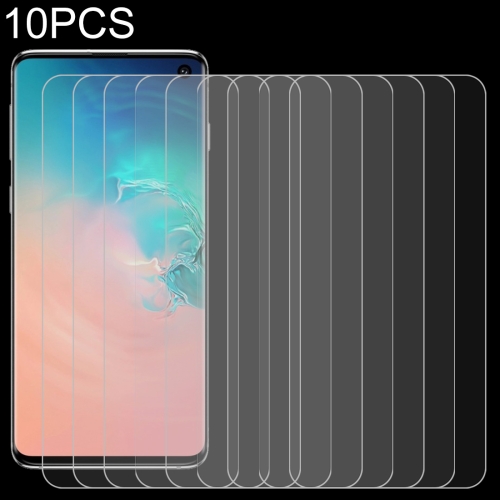 

10 PCS 0.26mm 9H 2.5D Explosion-proof Tempered Glass Film for Galaxy S10,Screen Fingerprint Unlocking is Not Supported