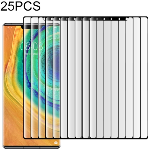 

25 PCS Full Cover Screen Curved Protector Tempered Glass Film for Huawei Mate 30 Pro