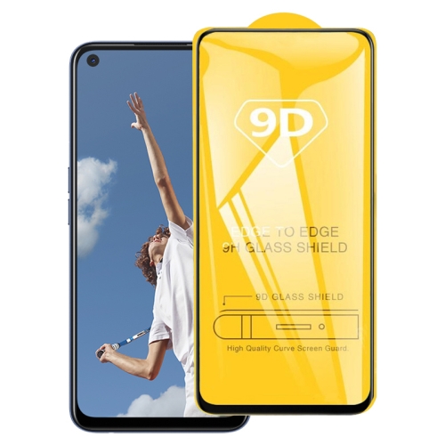 

For OPPO A52 9D Full Glue Full Screen Tempered Glass Film
