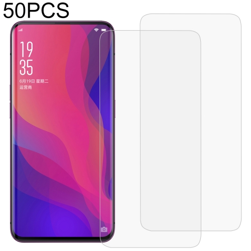 

50 PCS 3D Curved Full Cover Soft PET Film Screen Protector for OPPO Find X