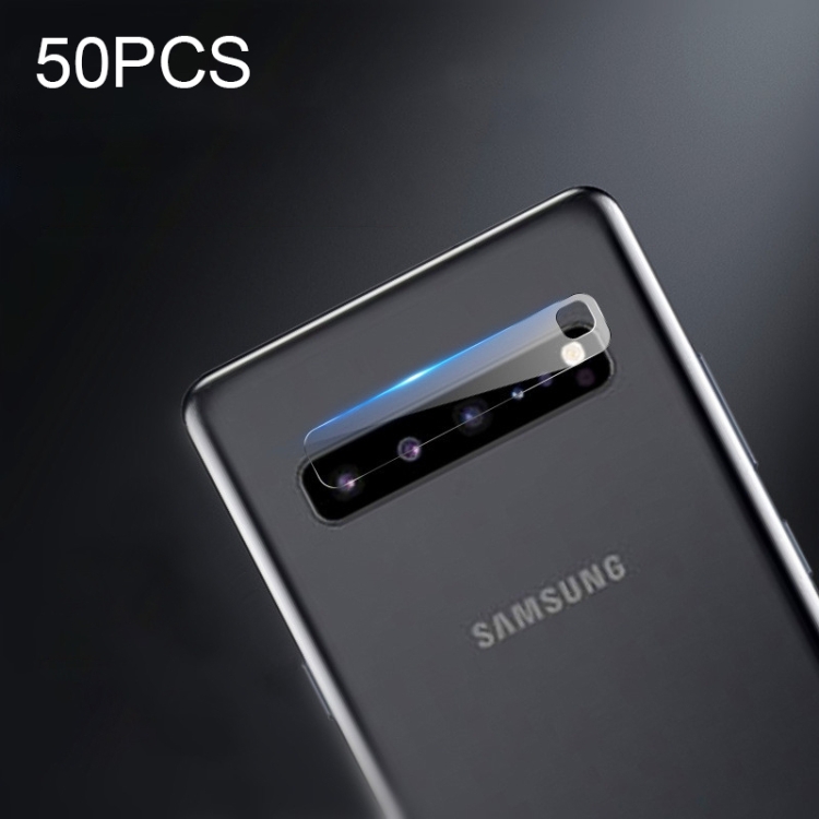 

50 PCS Soft Fiber Back Camera Lens Film for Galaxy S10