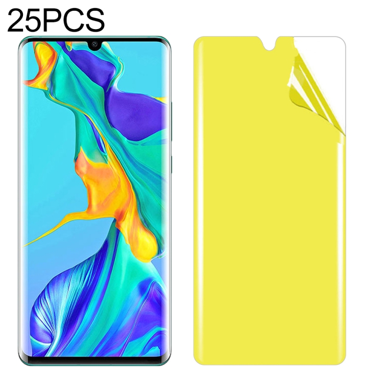 

25 PCS For Huawei P30 Pro Soft TPU Full Coverage Front Screen Protector