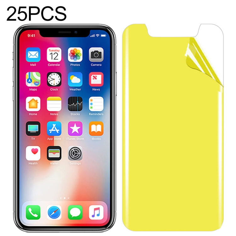 

25 PCS For iPhone X / XS Soft TPU Full Coverage Front Screen Protector