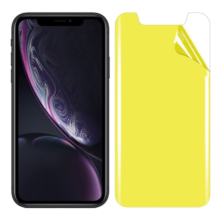 

For iPhone XR Soft TPU Full Coverage Front Screen Protector