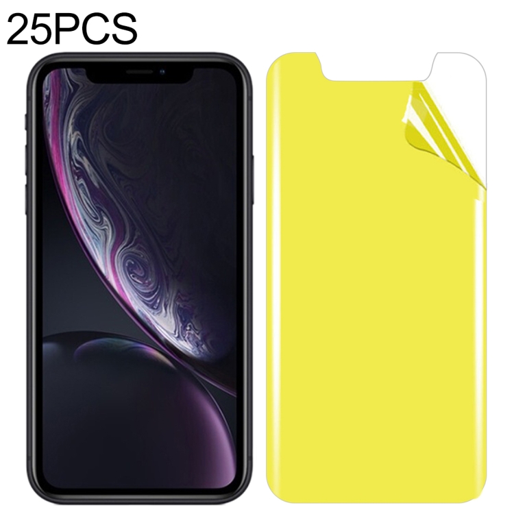 

25 PCS For iPhone XR Soft TPU Full Coverage Front Screen Protector