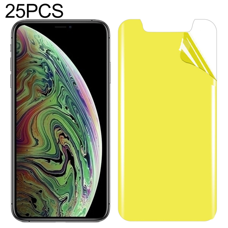 

25 PCS For iPhone XS Max Soft TPU Full Coverage Front Screen Protector