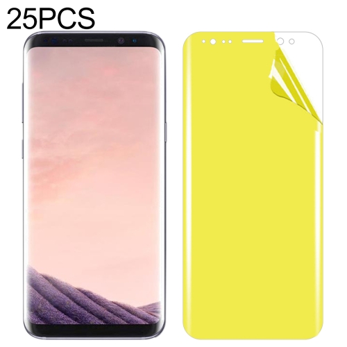 

25 PCS For Galaxy S8 Plus Soft TPU Full Coverage Front Screen Protector