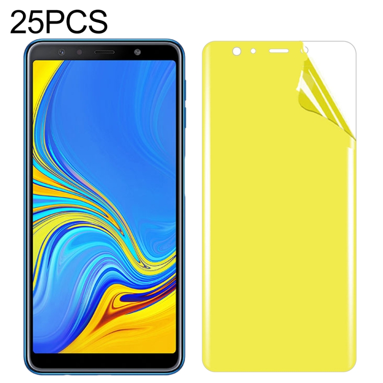 

25 PCS For Galaxy A7 (2018) Soft TPU Full Coverage Front Screen Protector