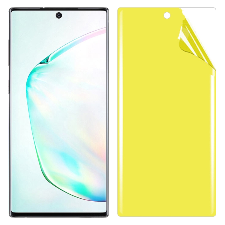 

For Galaxy Note 10 Soft TPU Full Coverage Front Screen Protector