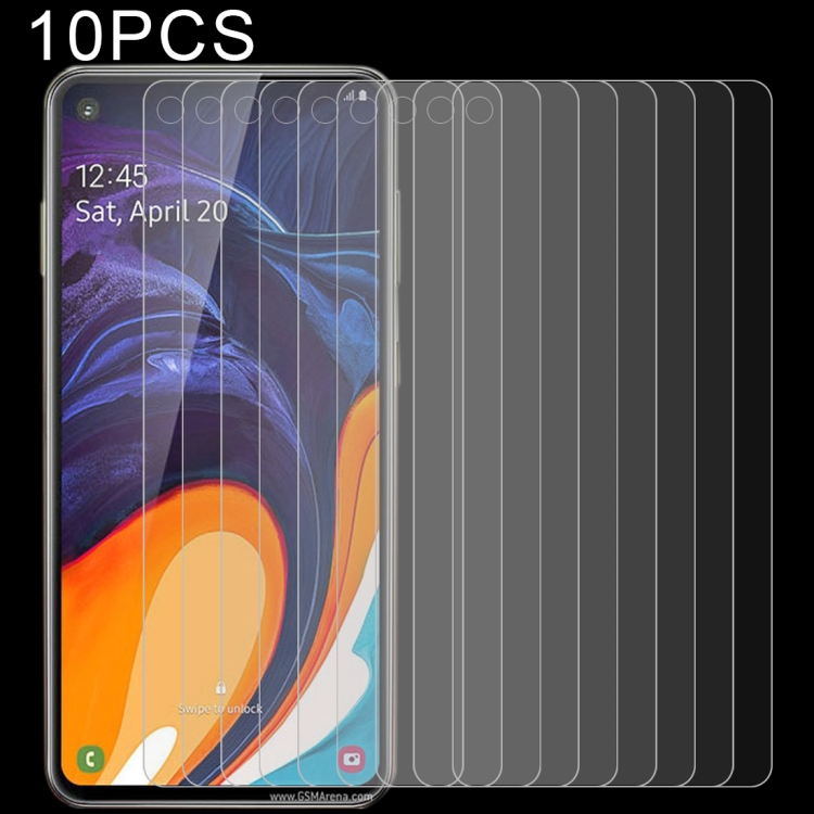 

10 PCS 2.5D Non-Full Screen Tempered Glass Film for Galaxy A60