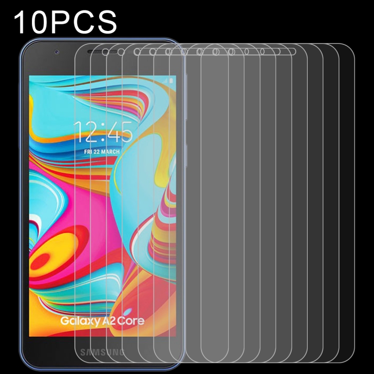 

10 PCS 2.5D Non-Full Screen Tempered Glass Film for Galaxy A2 Core