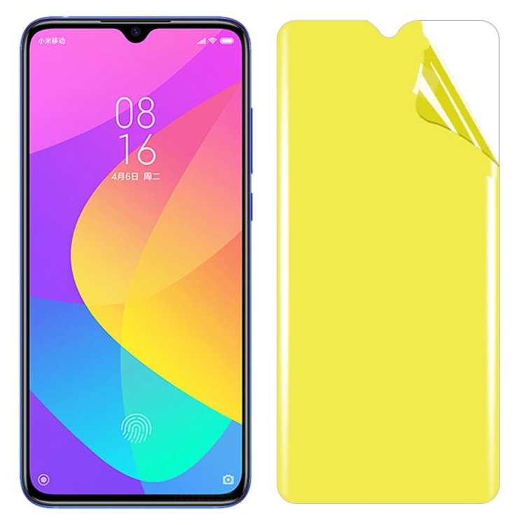 

For Xiaomi Mi CC9e / Mi Play Soft TPU Full Coverage Front Screen Protector