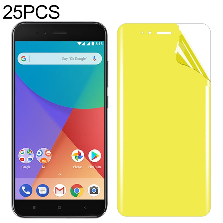 

25 PCS For Xiaomi Mi 5X / A1 Soft TPU Full Coverage Front Screen Protector
