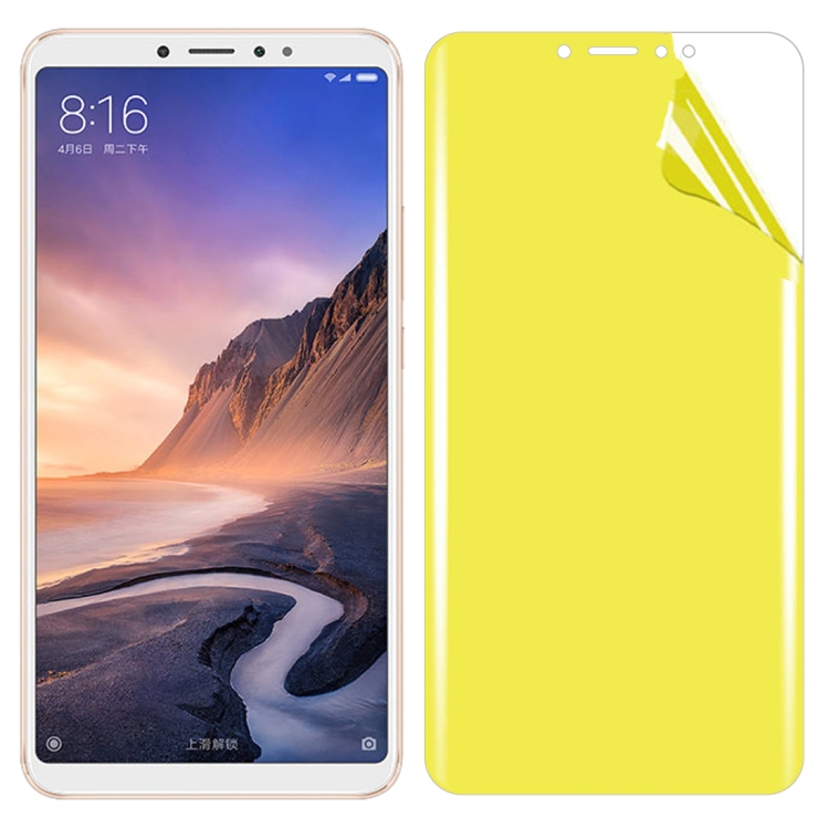 

For Xiaomi Mi Max 3 Soft TPU Full Coverage Front Screen Protector
