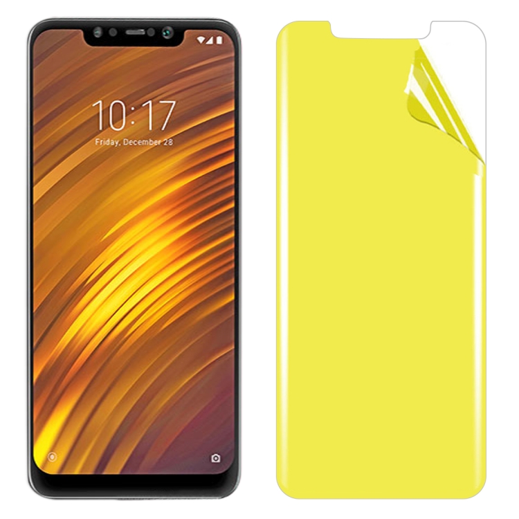 

For Xiaomi Pocophone F1 Soft TPU Full Coverage Front Screen Protector