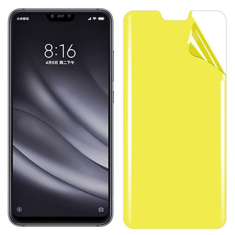 

For Xiaomi Mi 8 Lite / Redmi Note 6 / Redmi Note 6 Pro Soft TPU Full Coverage Front Screen Protector