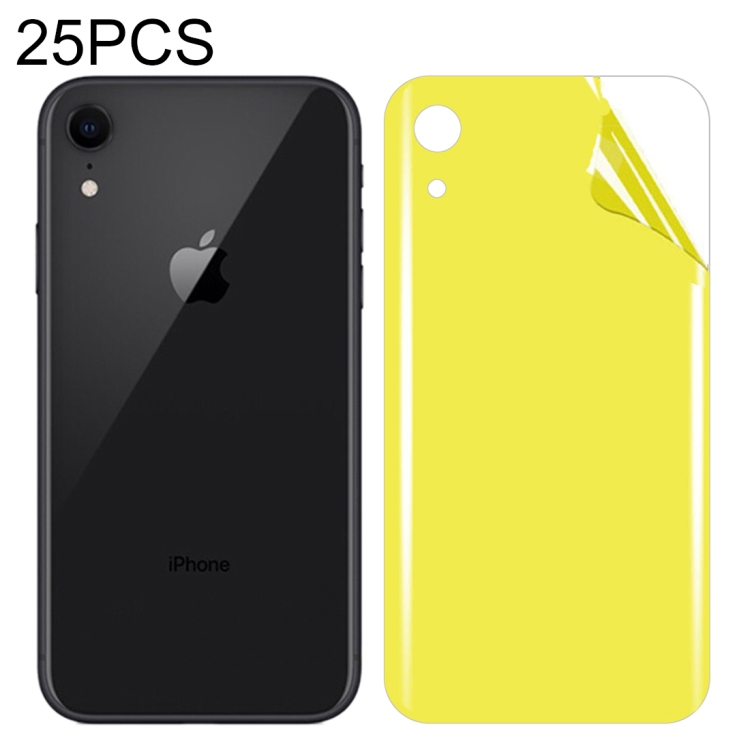 

25 PCS For iPhone XR Soft TPU Full Coverage Back Screen Protector