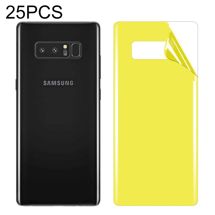 

25 PCS For Galaxy Note 8 Soft TPU Full Coverage Back Screen Protector