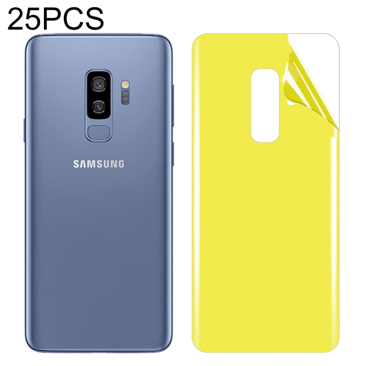 

25 PCS For Galaxy S9 Plus Soft TPU Full Coverage Back Screen Protector