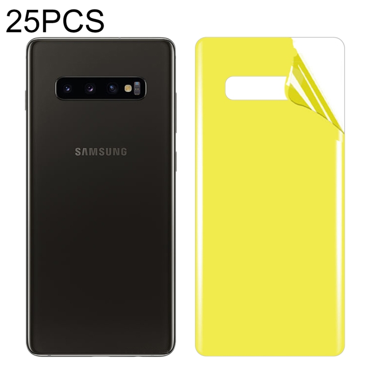 

25 PCS For Galaxy S10 Plus Soft TPU Full Coverage Back Screen Protector