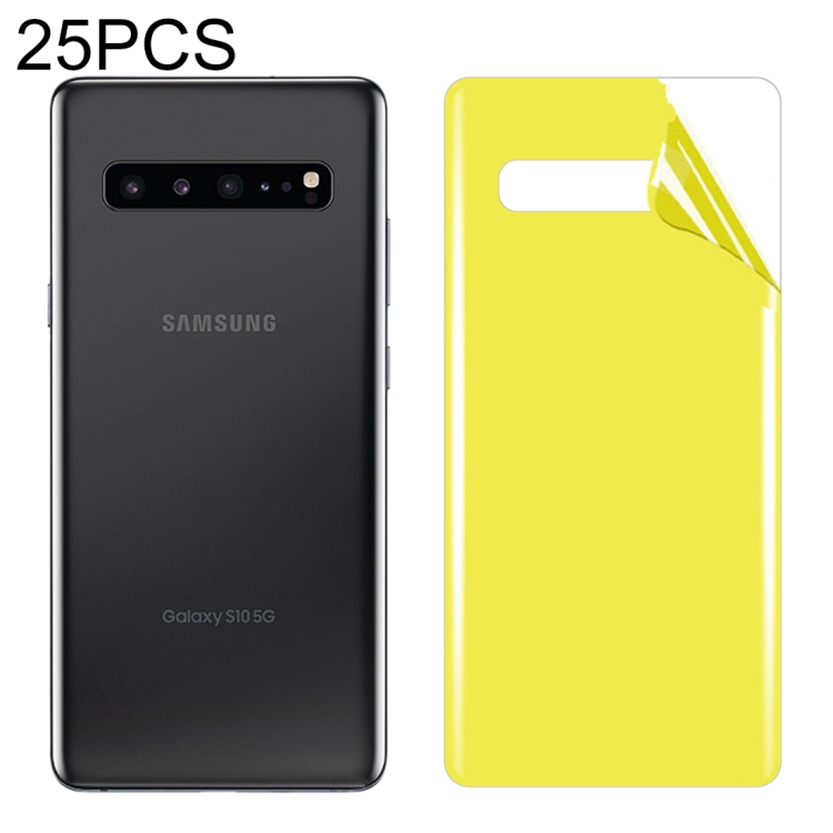 

25 PCS For Galaxy S10 5G Soft TPU Full Coverage Back Screen Protector