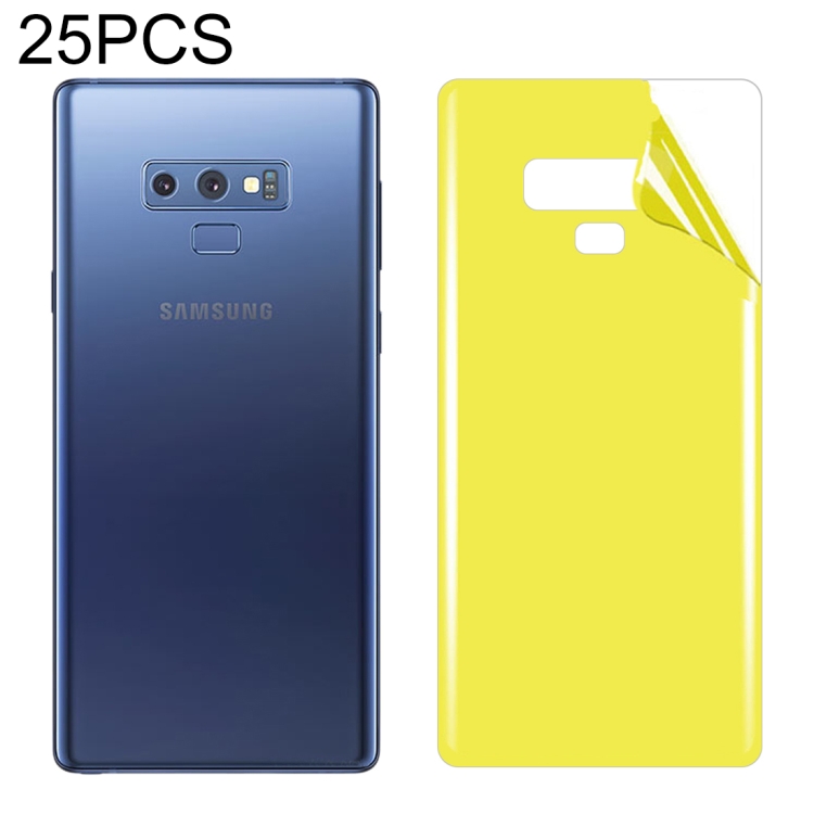 

25 PCS For Galaxy Note 9 Soft TPU Full Coverage Back Screen Protector