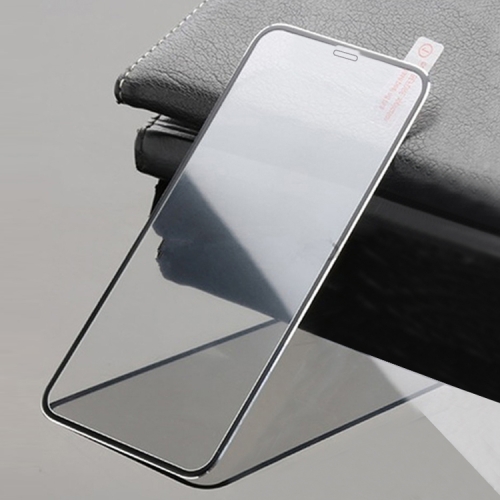 

Titanium Alloy Metal Edge Full Coverage Front Tempered Glass Screen Protector for iPhone 11 / XR(Black)