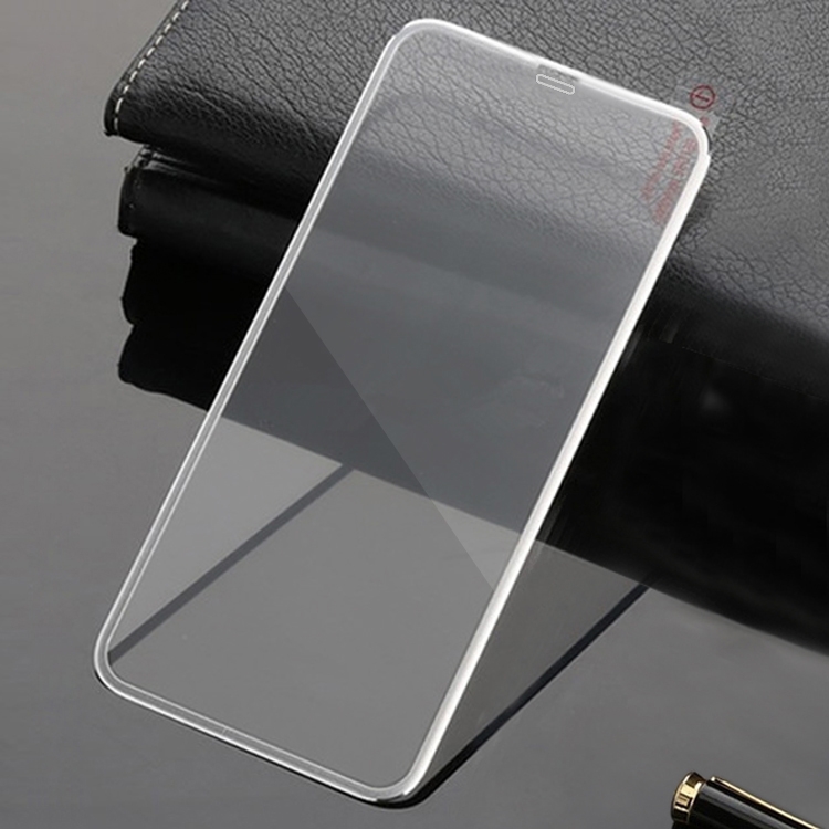

Titanium Alloy Metal Edge Full Coverage Front Tempered Glass Screen Protector for iPhone 11 / XR(Silver)