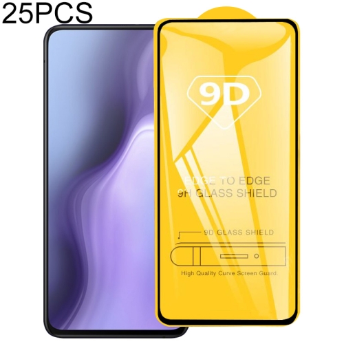

25 PCS For Vivo S5 9D Full Glue Full Screen Tempered Glass Film