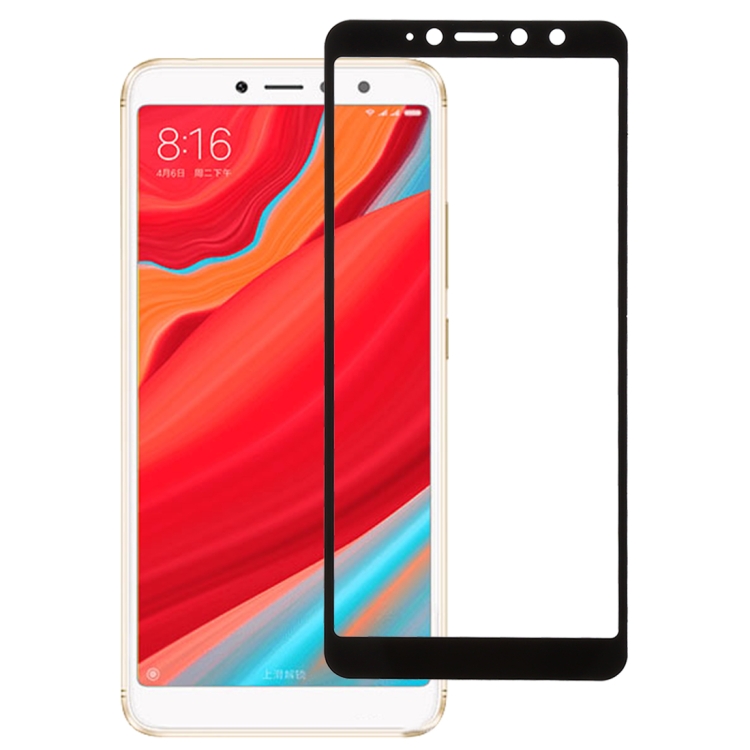 

0.26mm 9H 2.5D Anti-scratch Silk-screen Tempered Glass Full Screen Film for Xiaomi Redmi S2 (Black)