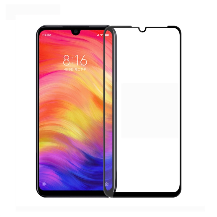 

MOFI 9H 3D Explosion-proof Curved Screen Tempered Glass Film for Xiaomi Redmi Note 7 (Black)
