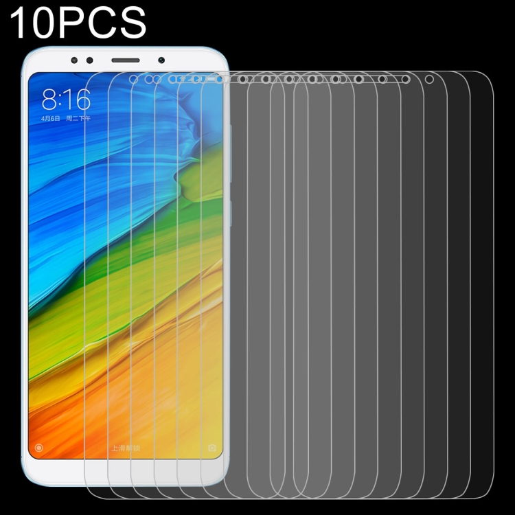 

10 PCS for Xiaomi Redmi 5 Plus 0.26mm 9H Surface Hardness 2.5D Curved Edge Tempered Glass Screen Protector