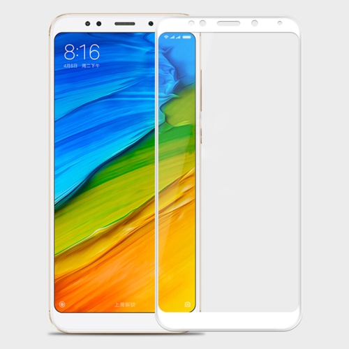 

MOFI for Xiaomi Redmi 5 Plus 0.3mm 9H Surface Hardness 3D Curved Edge Anti-scratch HD Full Coverage Glass Screen Protector(White)