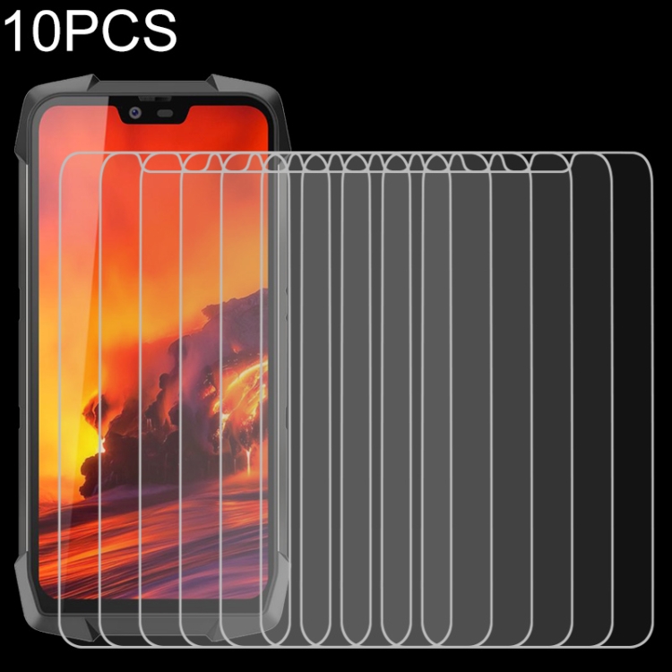 

10 PCS 9H 2.5D Non-Full Screen Tempered Glass Film For Blackview BV9700 Pro