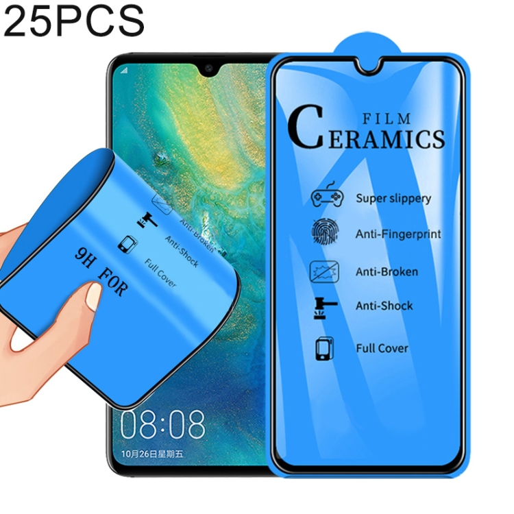 

25 PCS 2.5D Full Glue Full Cover Ceramics Film for Huawei Mate 20