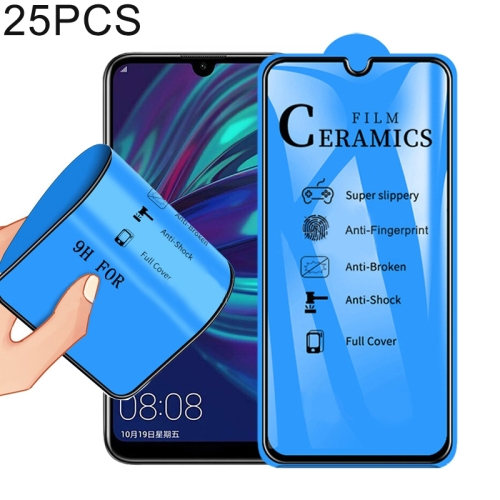 

25 PCS 2.5D Full Glue Full Cover Ceramics Film for Huawei Enjoy 9