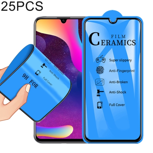 

25 PCS 2.5D Full Glue Full Cover Ceramics Film for Huawei Honor 10 Lite / Honor 20 Lite / P Smart (2019)