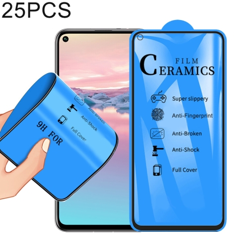 

25 PCS 2.5D Full Glue Full Cover Ceramics Film for Huawei Honor 20 Pro / Honor 20